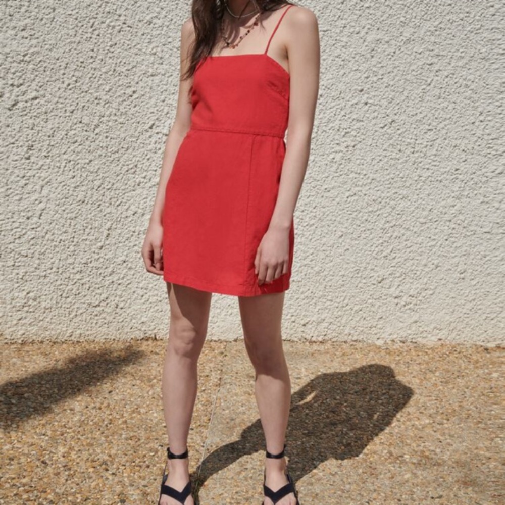 Zara linen and Cotten blend mini dress. Love this dress worn a few times.
